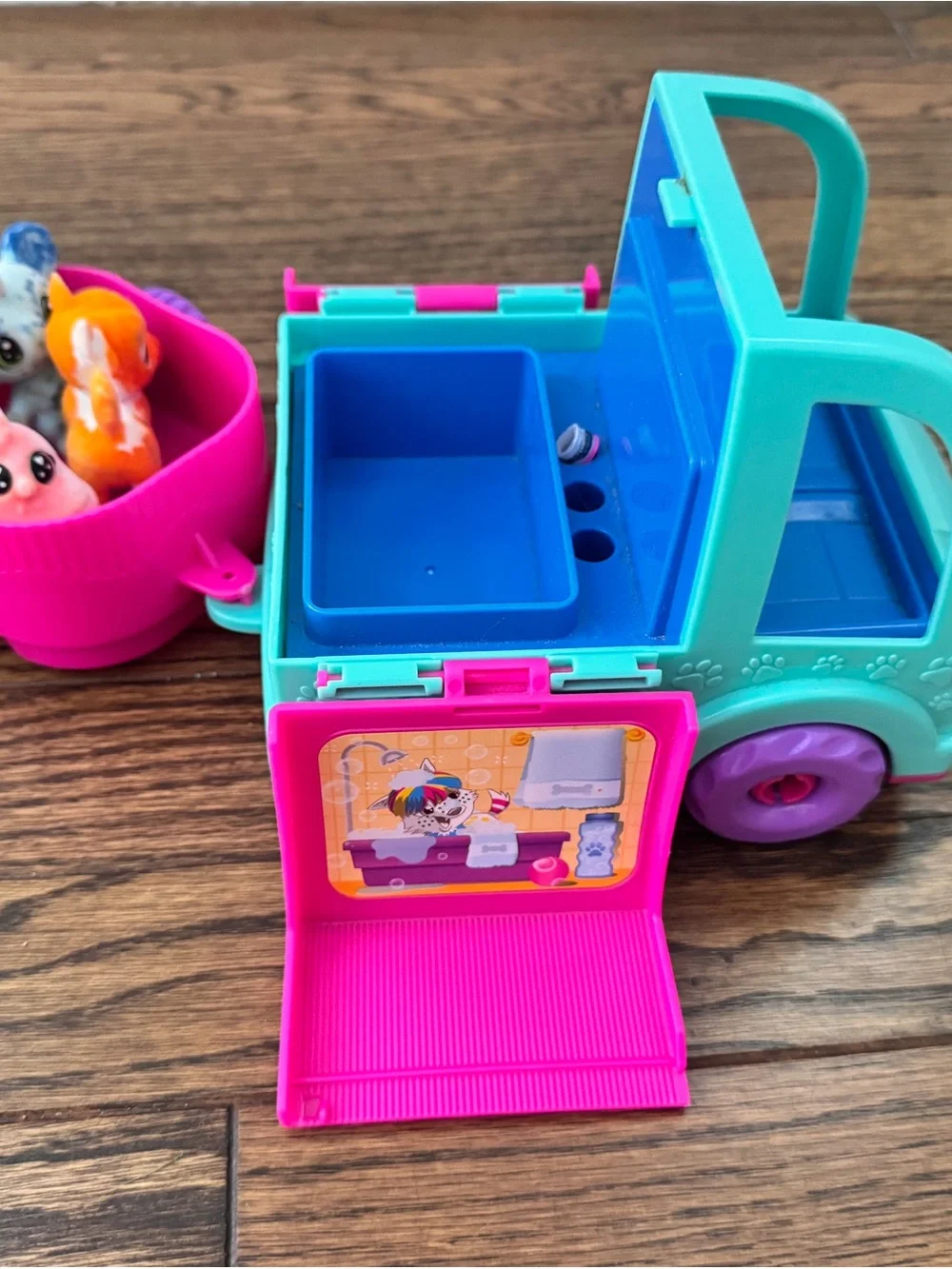 Kids Toy Play Crayola Scribble Vehicle Set - Pink & Teal